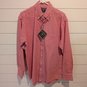 Classic Red Gingham Men's Shirt